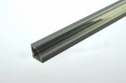 Aluprofil 1000mm x 18mm x 18mm, für 6-10mm Lichtbänder, runde Form 