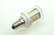 E14 LED-Tubular 300 Lm. 24V AC/DC warmweiss 2,6W dimmbar DC-kompatibel 