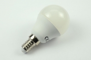 E14 LED-Globe G45 400 Lm. 230V AC/DC kaltweiss 3,7W DC-kompatibel 