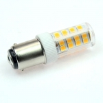 BA15D LED-Tubular 280 Lm. 230V AC warmweiss 3 W kleine Bauform 