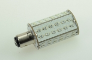 BAY15D LED-Bajonettsockellampe 370 Lm. 12V AC/DC Grün 4,8W DC-kompatibel 