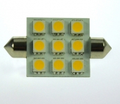S8x37 LED-Soffitte 170 Lm. 12V AC/DC warmweiss 2W dimmbar DC-kompatibel 