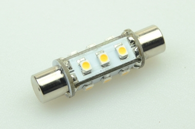 S8x42 LED-Soffitte 75 Lm. 12V AC/DC warmweiss 0,7W DC-kompatibel 