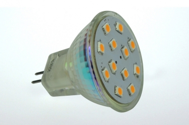 GU4 LED-Spot MR11 169 Lm. 12V AC/DC warmweiss 2W CRI>90 DC-kompatibel 