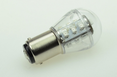 BA15D LED-Miniglobe 51 Lm. 12V AC/DC Grün 0,9W Signallampe DC-kompatibel 