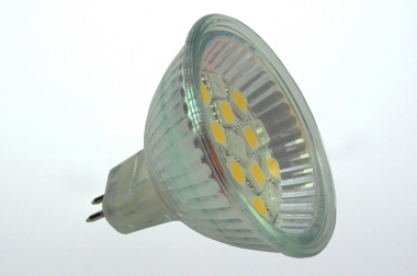 GU5.3 LED-Spot PAR16 150 Lm. 12V AC/DC warmweiss/rot 1,8W Wechselschaltung DC-kompatibel 