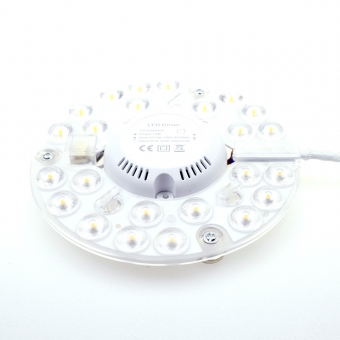 LED-Einbaumodul 1100 Lumen 230V AC warmweiss 12W Magnethalterung DC-kompatibel 