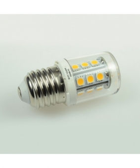 E27 LED-Tubular 300 Lm. 24V AC/DC warmweiss 2,6W dimmbar DC-kompatibel 