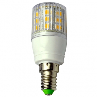 E14 LED-Tubular 330 Lm. 12V AC/DC warmweiss 4W gekapselt DC-kompatibel 
