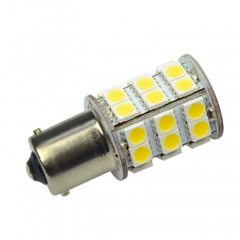 BA15S LED-Bajonettsockellampe 350 Lm. 12V AC/DC warmweiss 3 W DC-kompatibel 