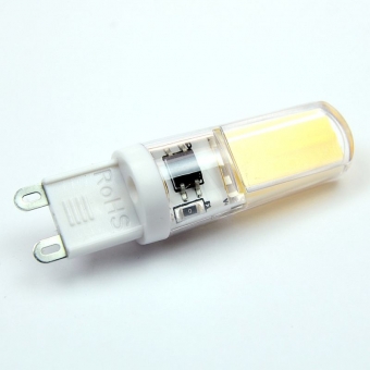 G9 LED-Stiftsockellampe 350 Lm. 230V AC warmweiss 3,2 W dimmbar, Dim to warm 