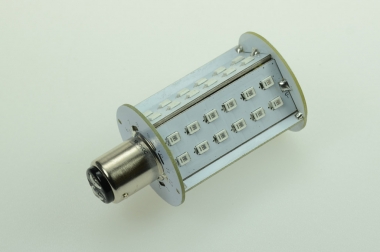 BAY15D LED-Bajonettsockellampe 250 Lm. 12V AC/DC Rot/Grün 4,5W DC-kompatibel 