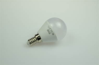 E14 LED-Globe LB45 250 Lm. 230V AC/DC warmweiss 4W DC-kompatibel 