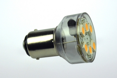 BA15D LED-Bajonettsockellampe 120 Lm. 12V AC/DC kaltweiss 1W dimmbar DC-kompatibel 