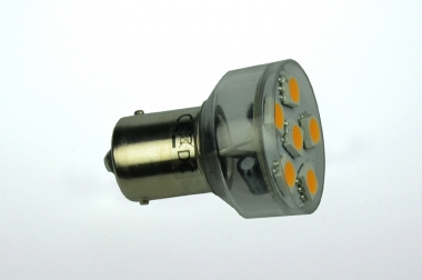 BA15S LED-Bajonettsockellampe 100 Lm. 12V AC/DC warmweiss 1W dimmbar DC-kompatibel 