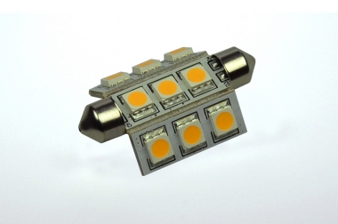 S8x42 LED-Soffitte 170 Lm. 12V AC/DC warmweiss 2W dimmbar DC-kompatibel 
