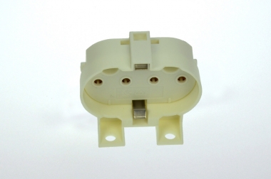 LED-Halter für Kompaktleuchtstofflampe 2G11, weiß 
