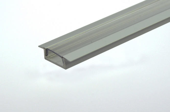 Aluprofil 1500mm x 19mm x 19mm, für 6-10mm Lichtbänder, Eckleiste 