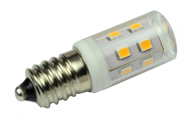 E14 LED-Tubular 210 Lm. 230V AC kaltweiss 2 W kleine Bauform DC-kompatibel 
