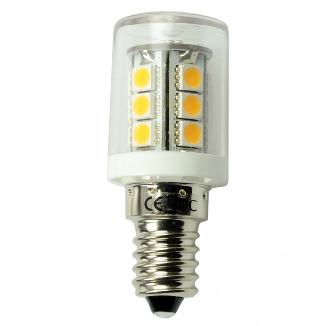 E14 LED-Stiftsockellampe 252 Lm. 12V AC/DC warmweiss 2,3W dimmbar DC-kompatibel 