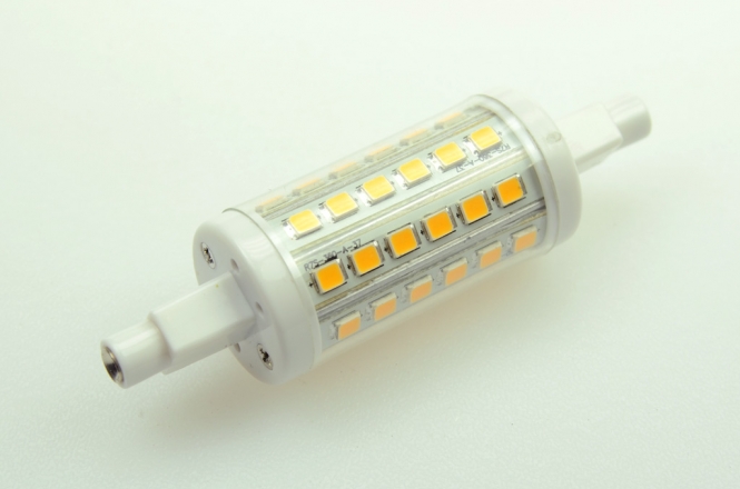 R7S LED-Stablampe 350 Lm. 230V AC warmweiss 5 W rundabstrahlend, dimmbar 