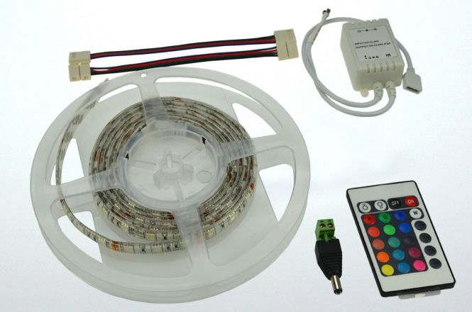LED-Lichtband 290 Lumen 12V DC RGB 28,8W dimmbar DC-kompatibel 