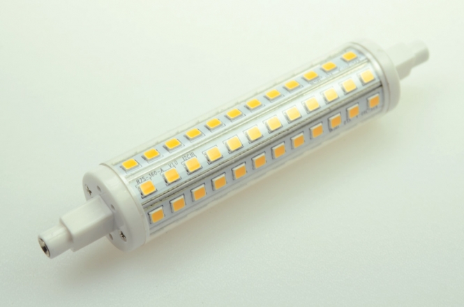R7S LED-Stablampe 1000 Lm. 230V AC/DC neutralweiss 10 W rundabstrahlend, kleine Bauform DC-kompatibel 