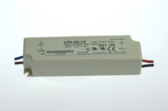 12V Unterputz LED-Trafo für Einbaudosen 18W 