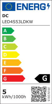 GU5.3 LED-Spot PAR16 380 Lm. 12V AC/DC kaltweiss 5 W dimmbar DC-kompatibel 